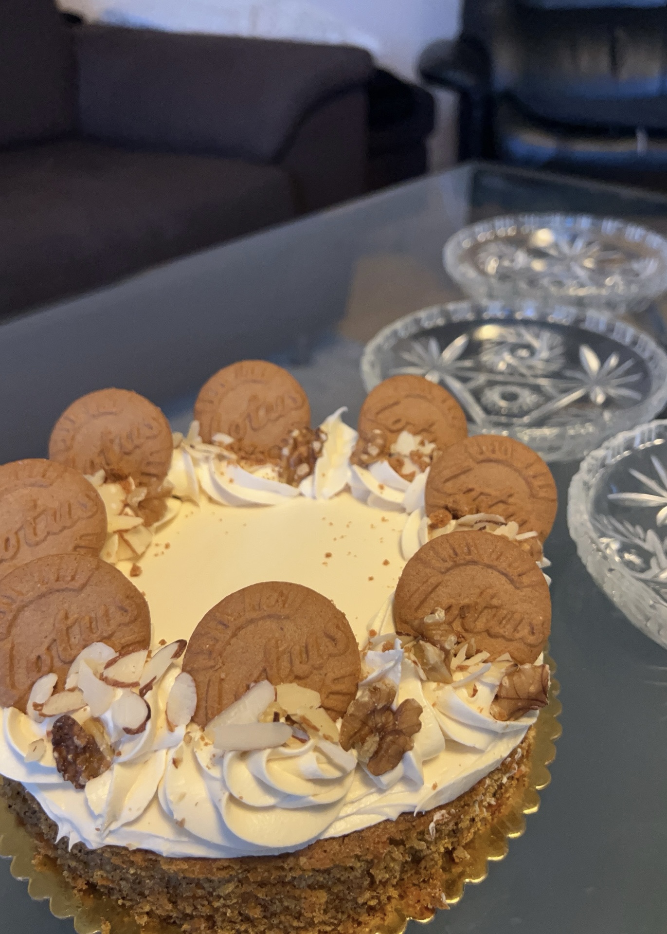 A delicious biscoff cake